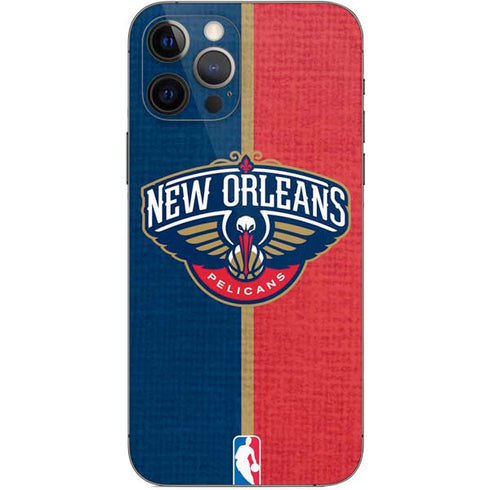 NBA New Orleans Pelicans Canvas iPhone 12 Pro Skin