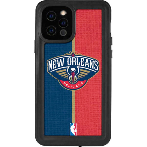 NBA New Orleans Pelicans Canvas iPhone 12 Pro Waterproof Case