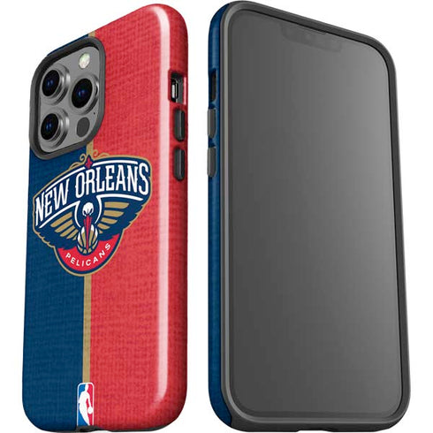 NBA New Orleans Pelicans Canvas iPhone 13 Pro Impact Case