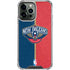NBA New Orleans Pelicans Canvas iPhone 13 Pro Max Clear Case