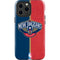 NBA New Orleans Pelicans Canvas iPhone 13 Pro Max Impact Case