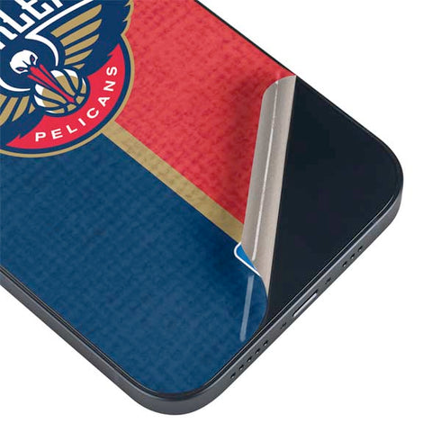 NBA New Orleans Pelicans Canvas iPhone 14 Plus Skin