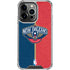 NBA New Orleans Pelicans Canvas iPhone 14 Pro Clear Case