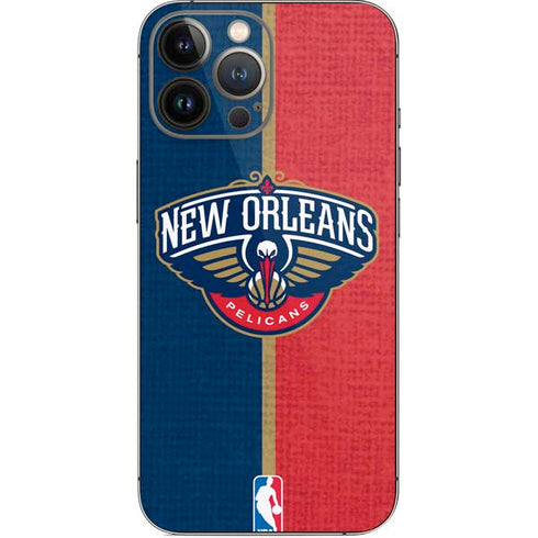 NBA New Orleans Pelicans Canvas iPhone 14 Pro Max Skin
