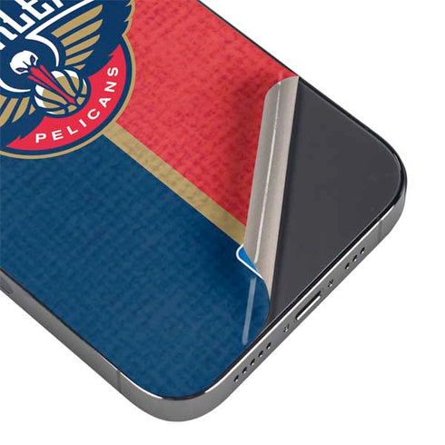 NBA New Orleans Pelicans Canvas iPhone 14 Pro Max Skin