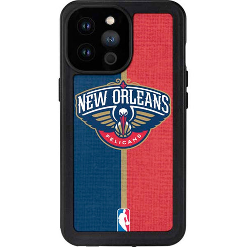 NBA New Orleans Pelicans Canvas iPhone 14 Pro Max Waterproof Case