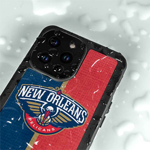 NBA New Orleans Pelicans Canvas iPhone 14 Pro Max Waterproof Case