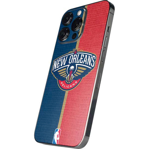 NBA New Orleans Pelicans Canvas iPhone 14 Pro Skin