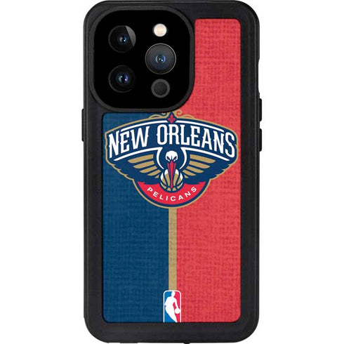 NBA New Orleans Pelicans Canvas iPhone 14 Pro Waterproof Case