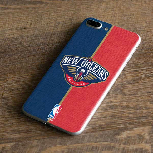 NBA New Orleans Pelicans Canvas iPhone 7 Plus Skin