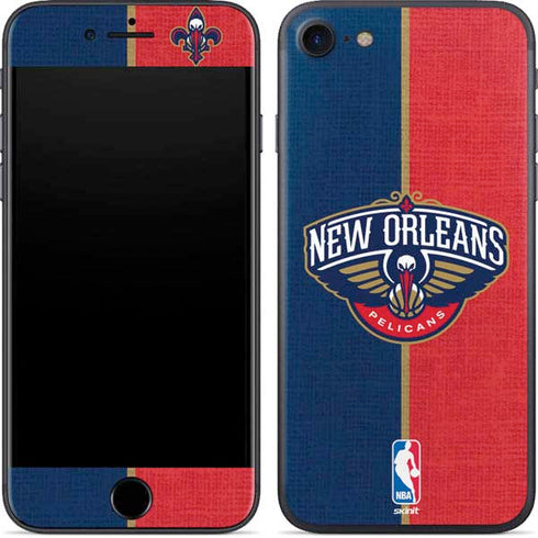 NBA New Orleans Pelicans Canvas iPhone 7 Skin