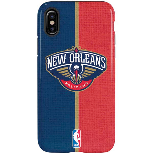 NBA New Orleans Pelicans Canvas iPhone X Pro Case