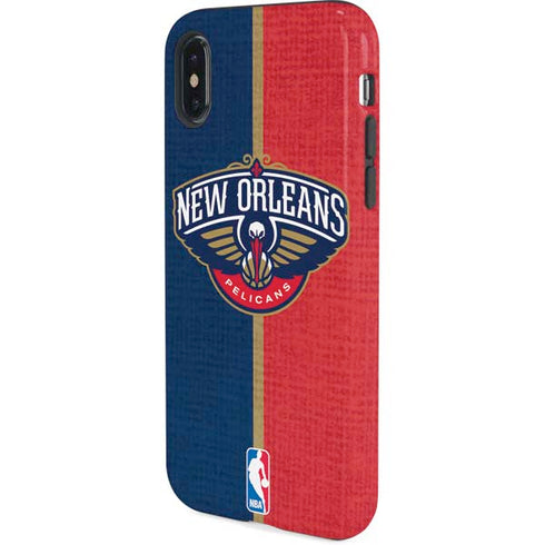 NBA New Orleans Pelicans Canvas iPhone X Pro Case