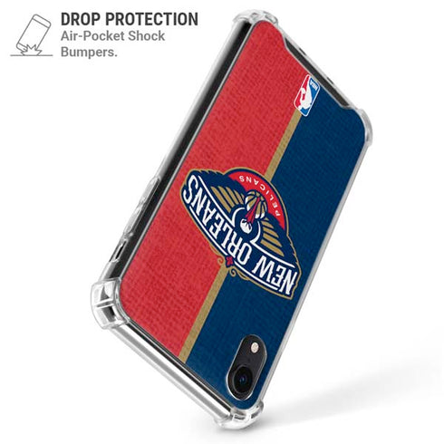 NBA New Orleans Pelicans Canvas iPhone XR Clear Case