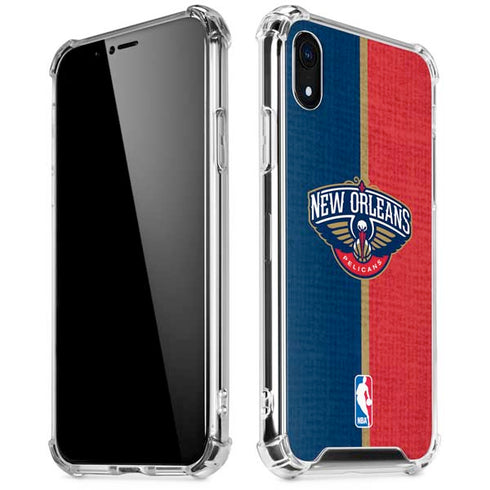 NBA New Orleans Pelicans Canvas iPhone XR Clear Case