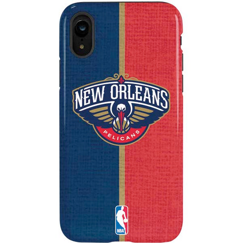 NBA New Orleans Pelicans Canvas iPhone XR Pro Case