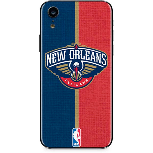 NBA New Orleans Pelicans Canvas iPhone XR Skin