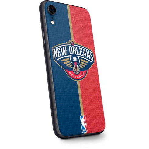 NBA New Orleans Pelicans Canvas iPhone XR Skin