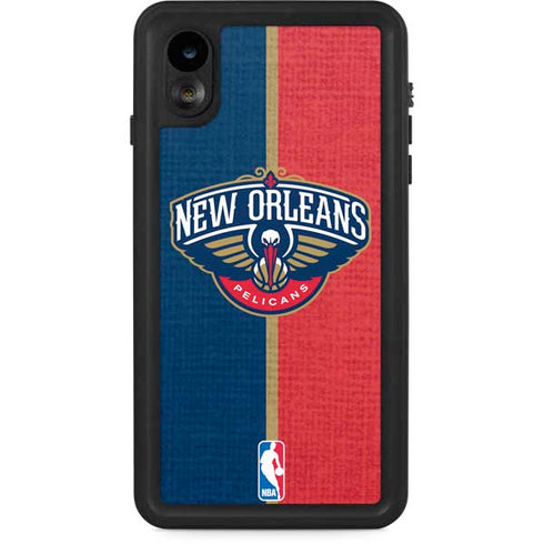 NBA New Orleans Pelicans Canvas iPhone XR Waterproof Case