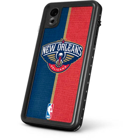 NBA New Orleans Pelicans Canvas iPhone XR Waterproof Case