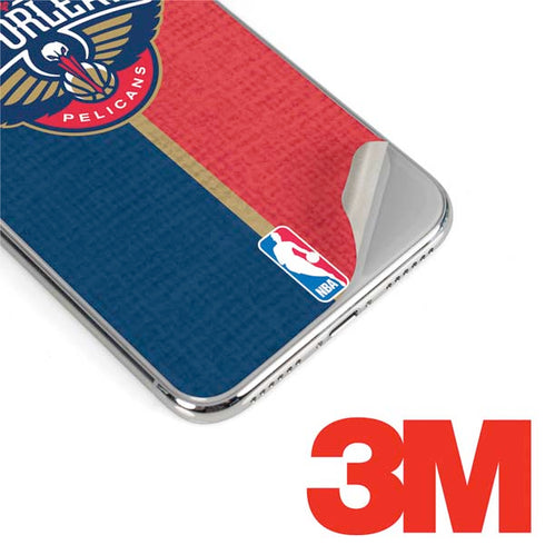 NBA New Orleans Pelicans Canvas iPhone XS Max Skin