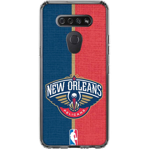 NBA New Orleans Pelicans Canvas LG K51/Q51 Clear Case