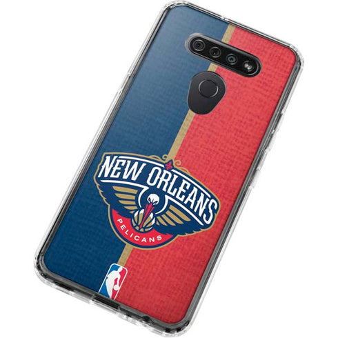 NBA New Orleans Pelicans Canvas LG K51/Q51 Clear Case