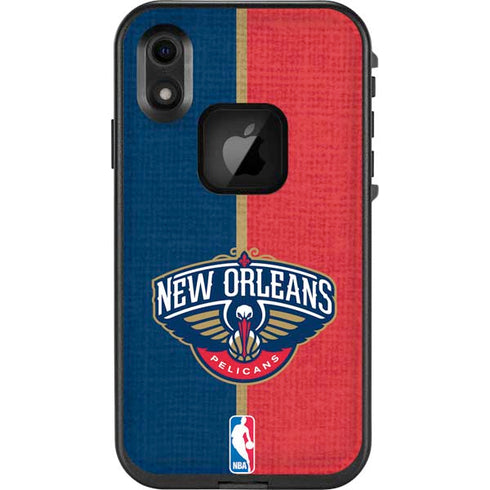 NBA New Orleans Pelicans Canvas LifeProof Fre iPhone Skin
