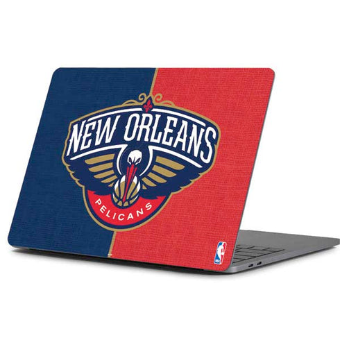 NBA New Orleans Pelicans Canvas Apple MacBook Pro 13-inch Skin