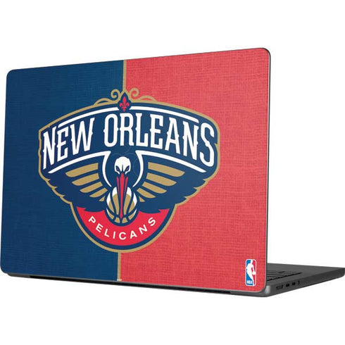 NBA New Orleans Pelicans Canvas MacBook Pro 14in (2021-24) Skin