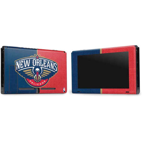 NBA New Orleans Pelicans Canvas Nintendo Switch Bundle Skin