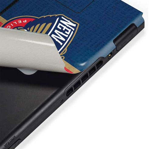 NBA New Orleans Pelicans Canvas Nintendo Switch Bundle Skin