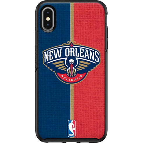 NBA New Orleans Pelicans Canvas Otterbox Symmetry iPhone Skin