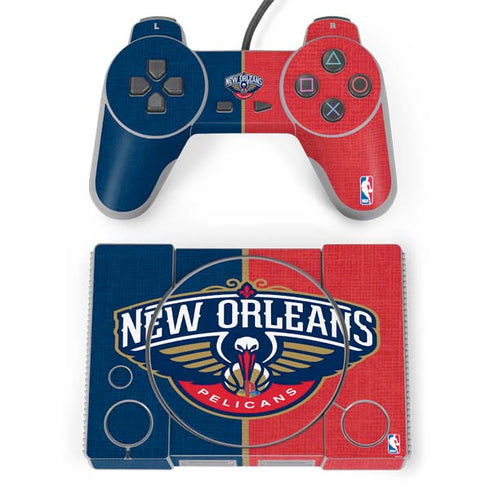 NBA New Orleans Pelicans Canvas PlayStation Classic Bundle Skin