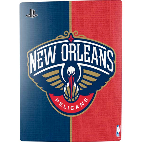 NBA New Orleans Pelicans Canvas PS5 Console Skin
