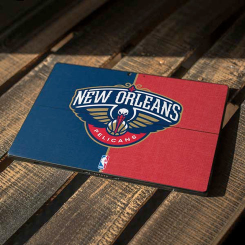 NBA New Orleans Pelicans Canvas Surface Pro 7 Skin