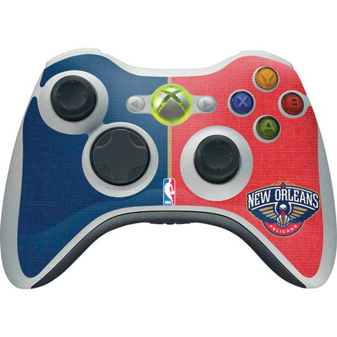 NBA New Orleans Pelicans Canvas Xbox 360 Wireless Controller Skin