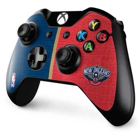NBA New Orleans Pelicans Canvas Xbox One Controller Skin