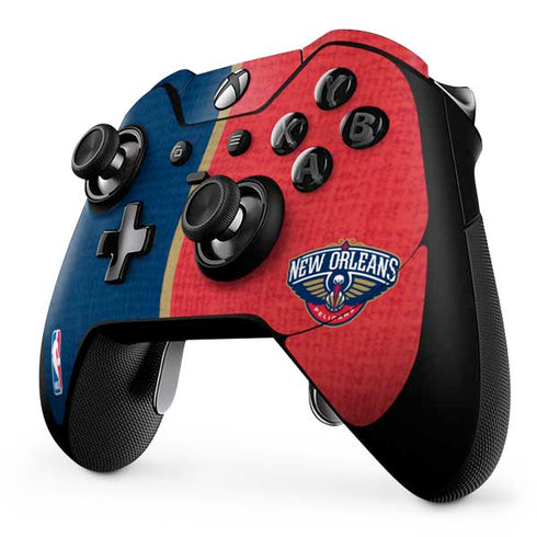 NBA New Orleans Pelicans Canvas Xbox One Elite Controller Skin