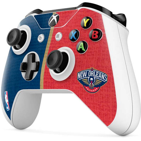 NBA New Orleans Pelicans Canvas Xbox One S All-Digital Edition Bundle Skin