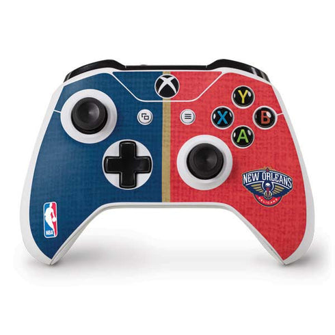 NBA New Orleans Pelicans Canvas Xbox One S Controller Skin