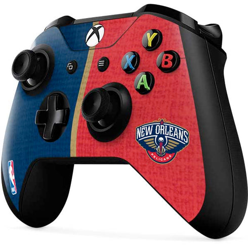 NBA New Orleans Pelicans Canvas Xbox One X Controller Skin