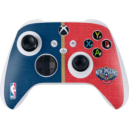 NBA New Orleans Pelicans Canvas Xbox Series S Controller Skin