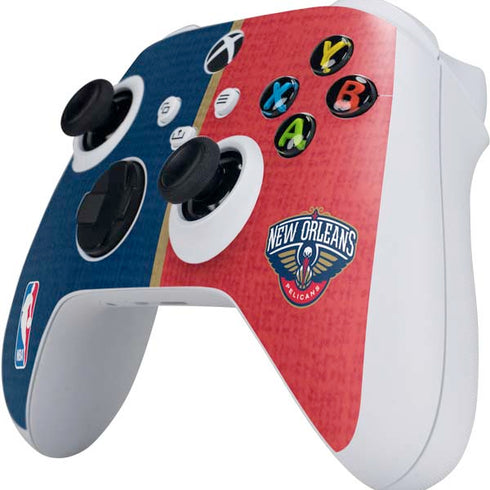 NBA New Orleans Pelicans Canvas Xbox Series S Controller Skin