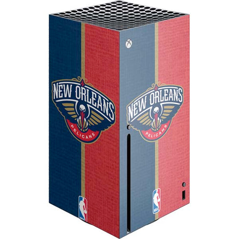 NBA New Orleans Pelicans Canvas Xbox Series X Console Skin