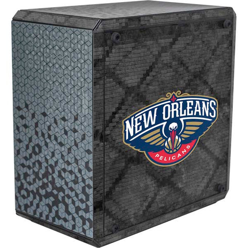 NBA New Orleans Pelicans Dark Rust Cooler Master MasterBox Q300L Mini Tower Skin