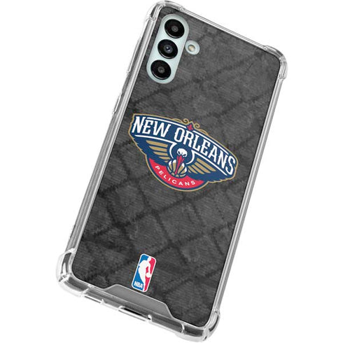 NBA New Orleans Pelicans Dark Rust Galaxy A13 5G Clear Case