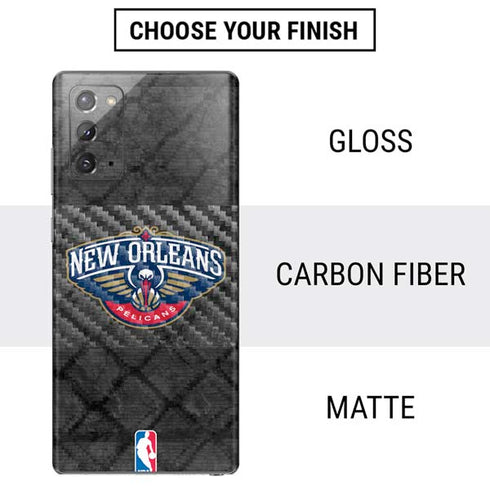 NBA New Orleans Pelicans Dark Rust Galaxy Note20 5G Skin