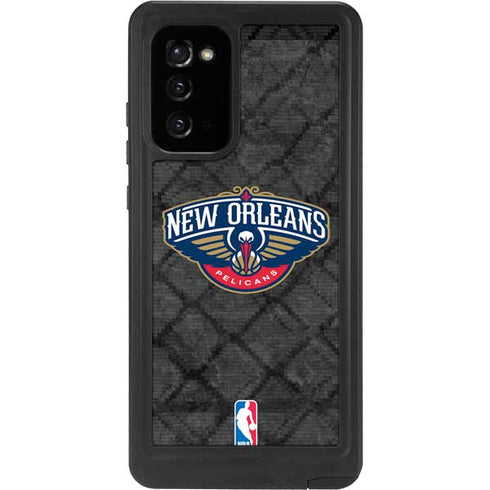 NBA New Orleans Pelicans Dark Rust Galaxy Note20 5G Waterproof Case