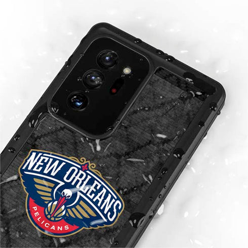 NBA New Orleans Pelicans Dark Rust Galaxy Note20 Ultra 5G Waterproof Case